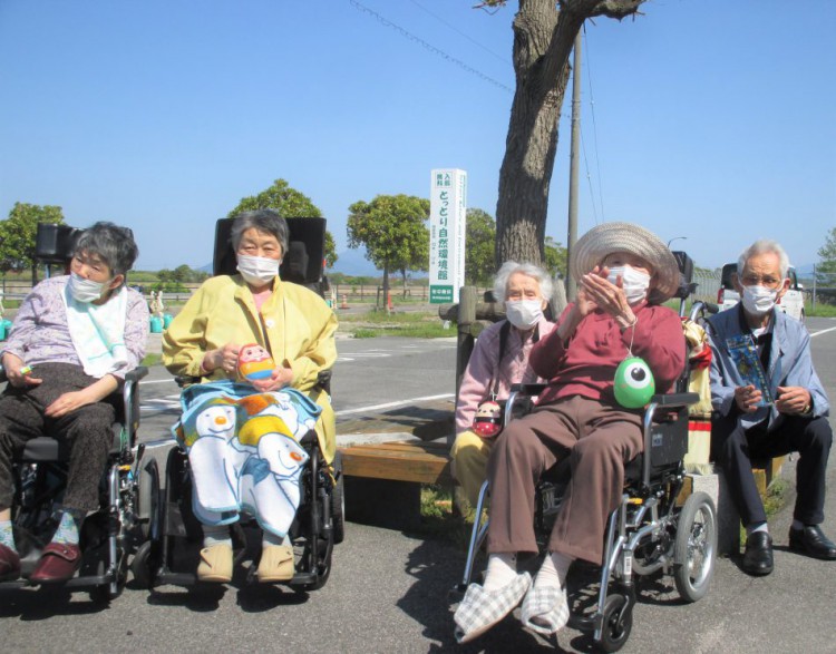 晴天に恵まれました